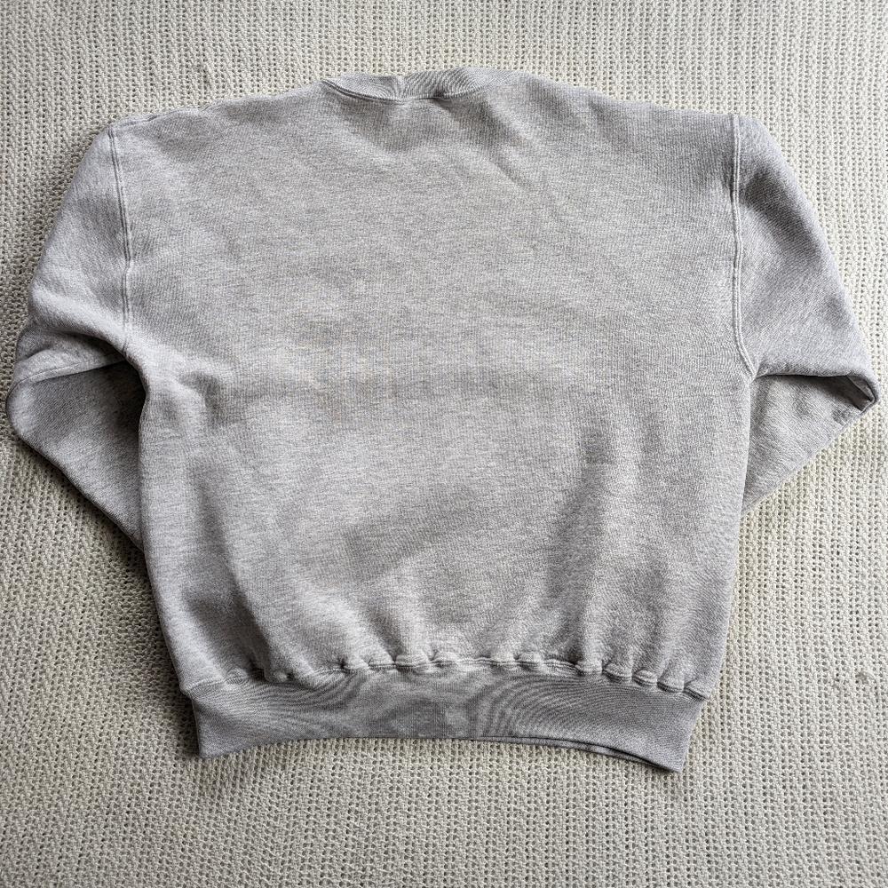 VTG Humboldt Soccer Graphic Russell Mens LARGE Gray Pullover Sweatshirt Crewneck - Picture 2 of 10